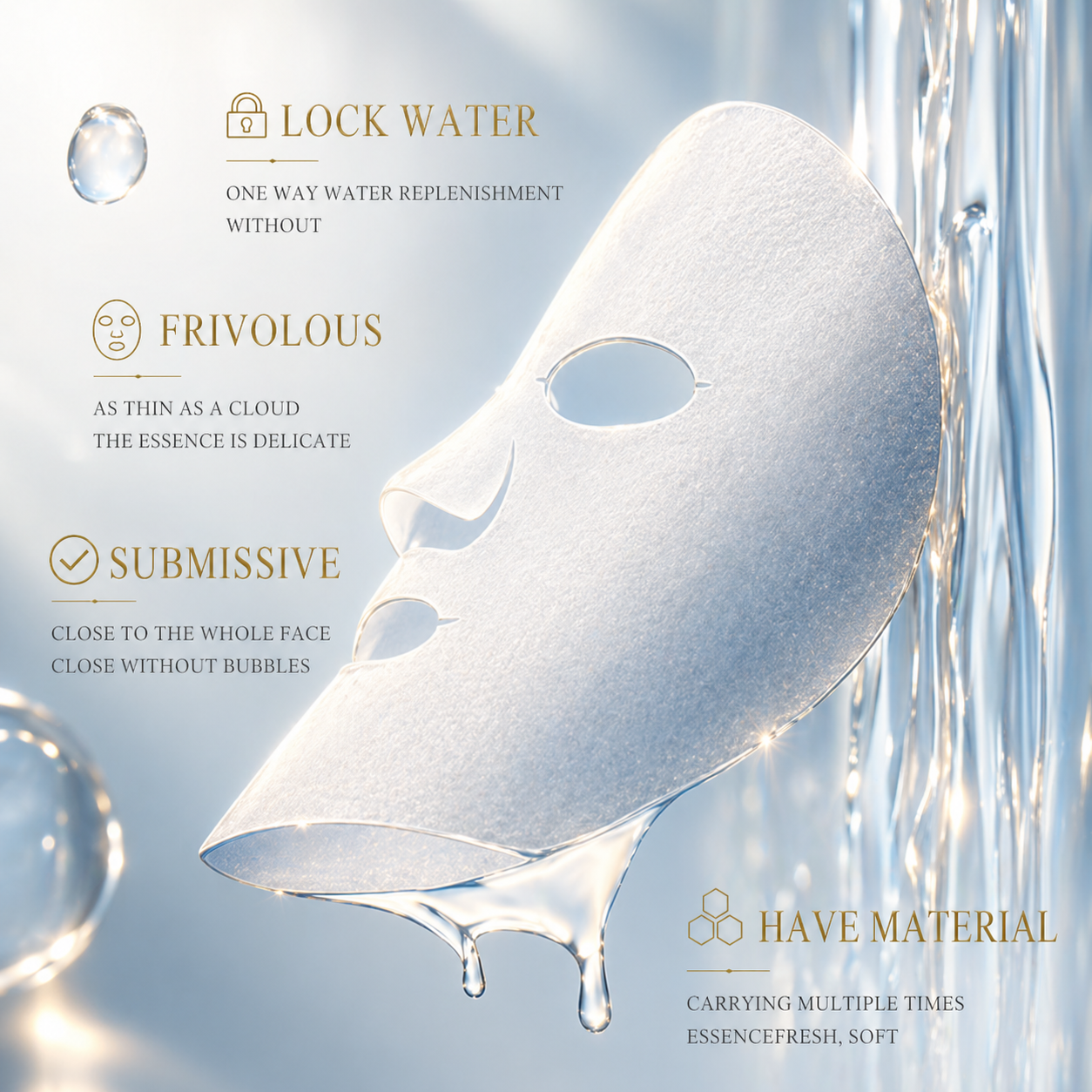 Overnight Collagen Repair Mask – Centella, Hyaluronic Acid & Vitamin C Glow Treatment (5 or 20 Pack)