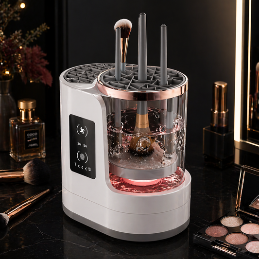 3-in-1 Electric Makeup Brush Cleaner & Dryer | Automatic USB Brush Cleaner – PurelyHer