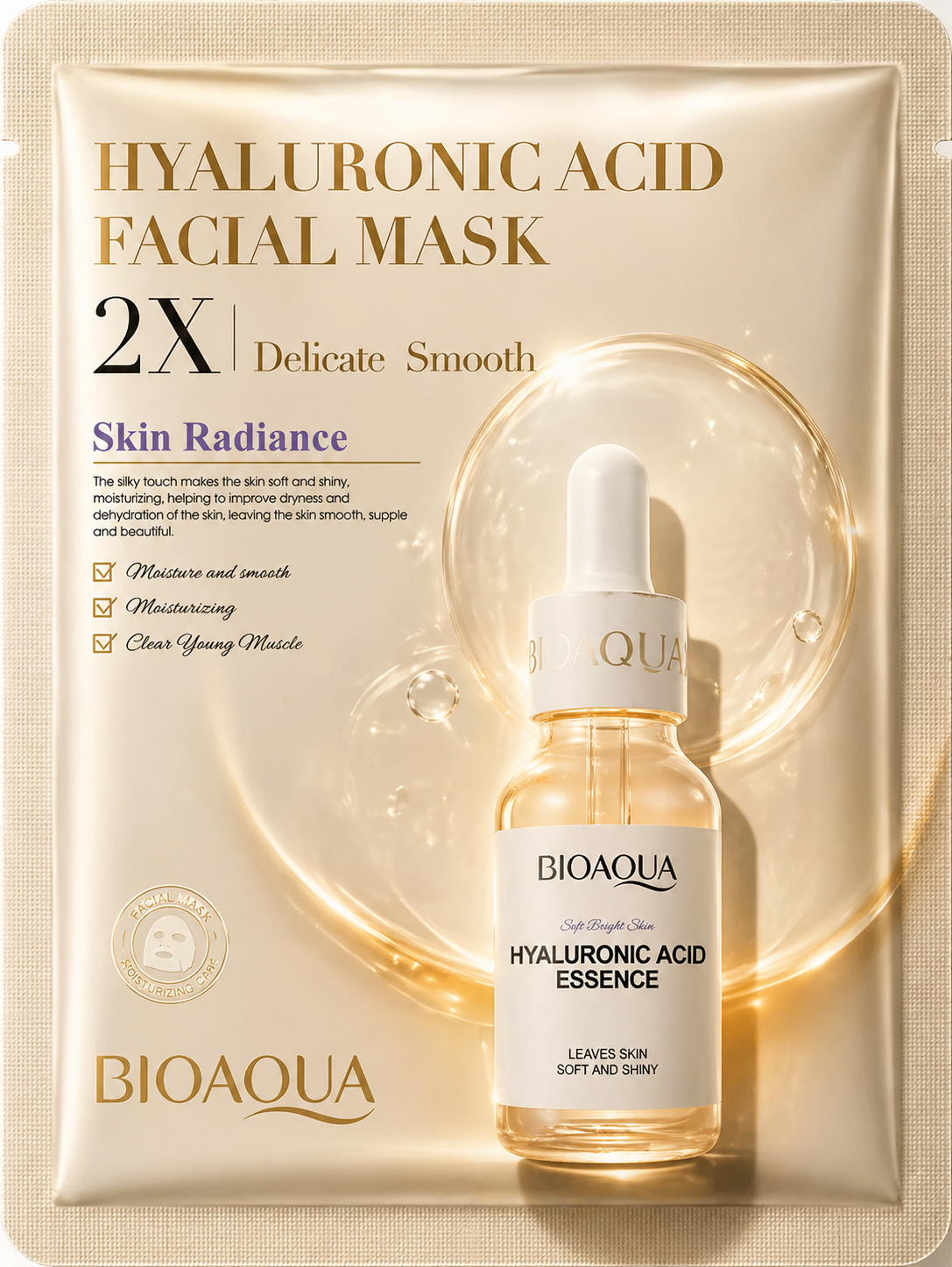 Overnight Collagen Repair Mask – Centella, Hyaluronic Acid & Vitamin C Glow Treatment (5 or 20 Pack)